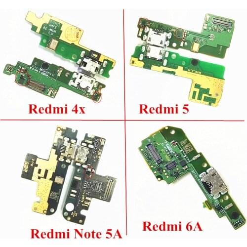 1X Original USB Charging Board Dock Connector Flex Cable for Xiaomi Redmi 4X 5 6 6A Note 5A