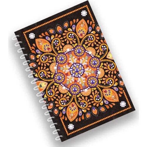 5D DIY car line diamond drawing notebook various styles of patterns diamond embroidery student diary child birthday gift 4 sets