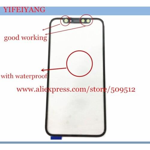 5pcs Screen Front Outer Glass Lens with OCA for iphone XS Max XR X Digitizer Touch Panel Glass Replacement +Free Tracking
