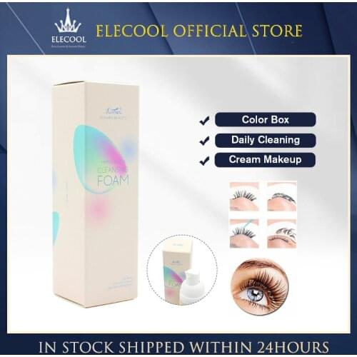 60ML Strawberry Flavour Cleansing Foam Eyelash Cleaning Tool Makeup Remover Grafting Eyelashes Facial Cosmetics TSLM1