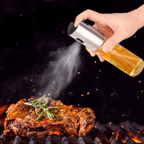 80ml BBQ Baking Olive Oil Spray Bottle Oil Vinegar Spray Bottles Water Pump Gravy Boats Grill BBQ Sprayer BBQ Kitchen Tools
