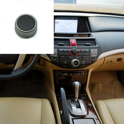 Compatible with 2011-2016 Honda-Crosstour Car Centre Console AC Air Conditioning Sound Volume Knob Button Cover Trim