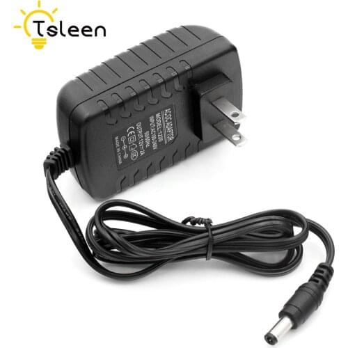 DC 12V 2A US EU UK Power Supply Charger Adapter For LED Board String RGB Strip Plug String Light Strips AC 100V-240V DC 12V 2A