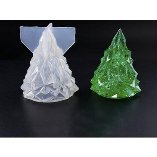 DIY Light Holder Christmas Tree Bedroom Lamp Container Molds Epoxy Resin Handmade Crafts Charms Jewelry Making Tools