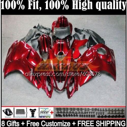 Injection For SUZUKI Hayabusa GSX-R1300 08 09 10 11 12 13 21CL.17 GSXR1300 CC 2014 2015 2016 2017 2018 2019 Fairing Stock red