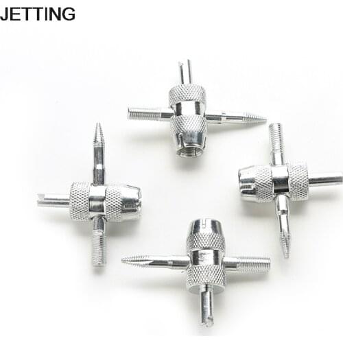 2PCS/PACK 4 Way Car Truck Tire Screwdriver Valve Stem Core Remover Installer Tool Repair Tools