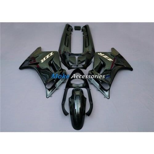 Motorcycle Fairings Kit Fit FOR ZZR250 1996 1997 1998 1999 2000 2001 2002-2007 Bodywork set High quality ABS NEW BLACK
