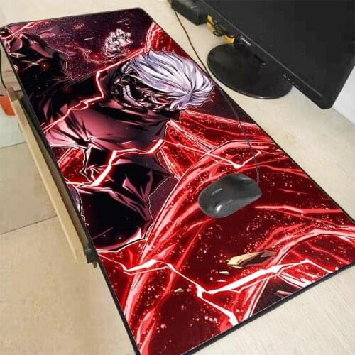 Mairuige Tokyo Ghoul Japan anime Keyboards Mat Rubber Gaming Large mouse pad anime Desk Mat Rubber Lock Edge Gamer Mousepad Mat