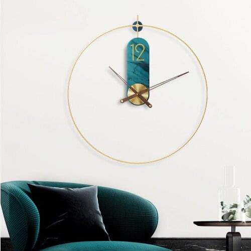Creative Wall Clock Living Room Atmosphere Simple Modern Household Clock Fashion Personalized Art Decoration Wall Hanging Watch
