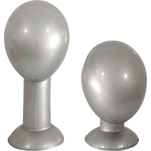 PVC Mannequin Head Manikin 15.7 inch / 12 inch Height Shop Window Props for Display Wigs Eyeglasses Hat Jewelry Sun Glasses