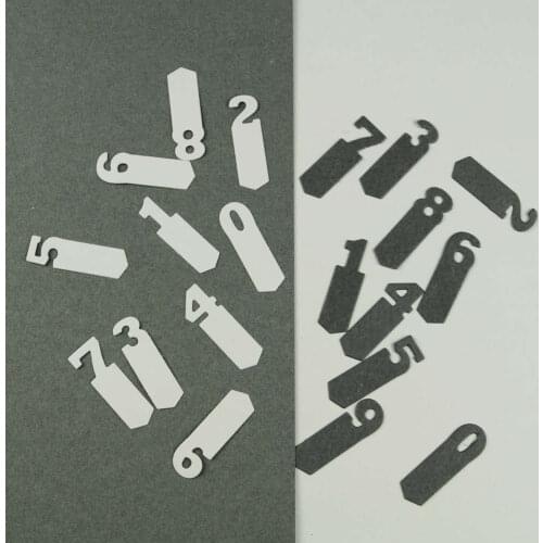 Small Numbers Notation Metal Cutting Dies for DIY Scrapbooking Album Paper Cards Making Decorative Crafts Supplies 2019 New Dies