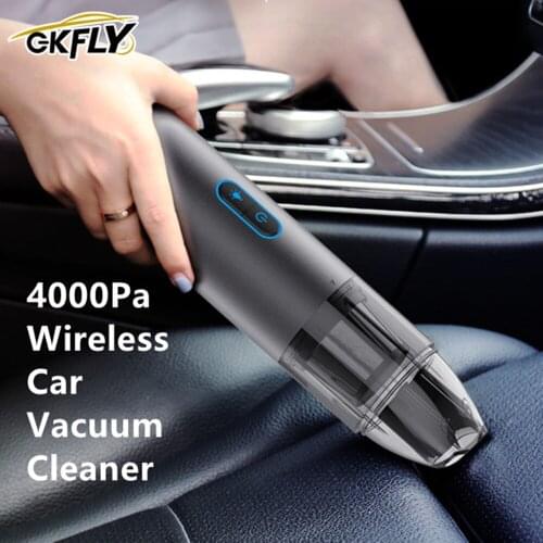 Dual Use Mini Vacuum Cleaner With Built-in Battery 4400mAh Handheld Auto Vacuum Home & Car 4000Pa Wireless Car Vacuum Cleaner Co