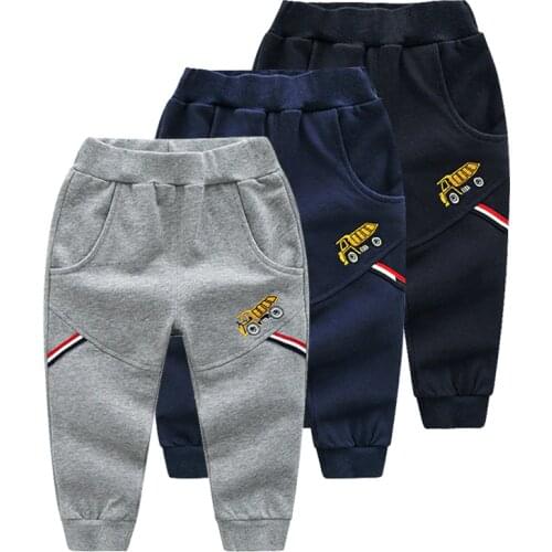 Autumn Winter Boys Pants Fall Clothes for Kids Warm Toddler Clothe Party 3-6Y Teen Comfortable Soft Trousers Children Costume