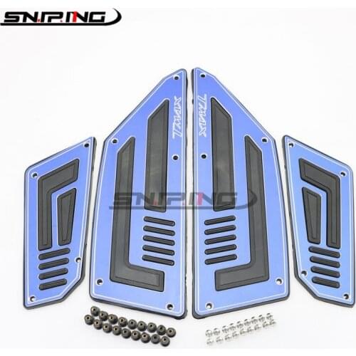 Motorcycle Footboard Steps Motorbike Foot For YAMAHA TMAX530 TMAX 530 T-MAX 530 2012 2013 2014 2015 2016 Pedal Anti-skid Pad