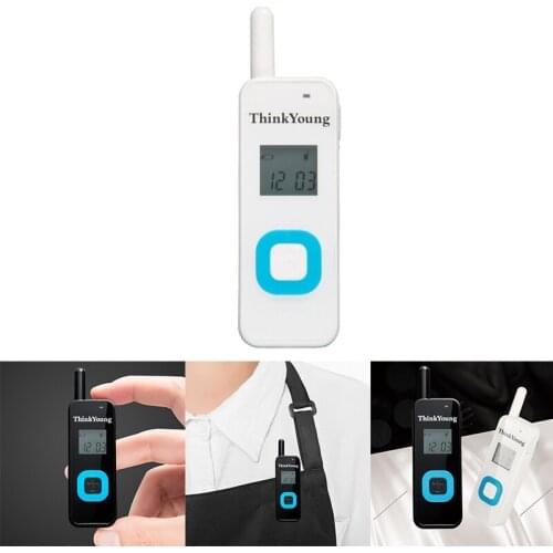 ThinkYoung Walkie Talkie for Adults,Rechargeable Mini Walkie Talkies for Outdoors Long Range 22 Channel(US Plug)