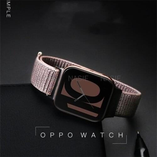 Nylon Loop Watch For OPPO Watch 41mm 46mm Bracelet Wrist Strap For OPPO Watch Band 41mm 46mm Replacement Watchband