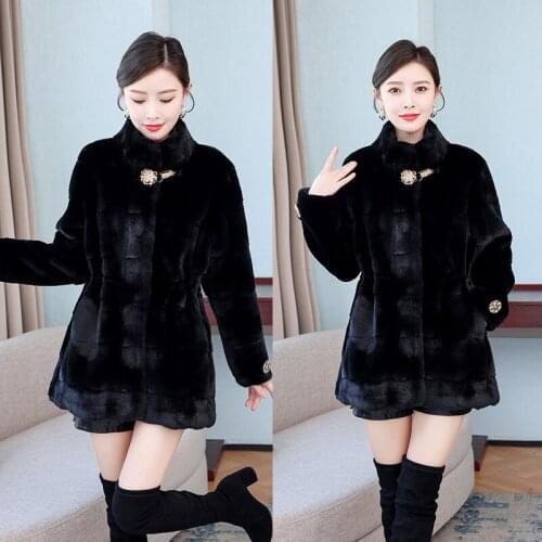 SAEEDNTON Long Fur Coats