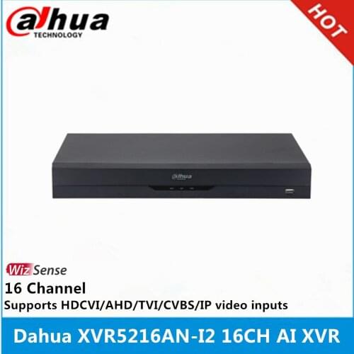 Dahua XVR5216AN-I2 16 Channel Penta-brid 5M-N 1080P 1U WizSense Digital Video Recorder max 6MP IP Camera