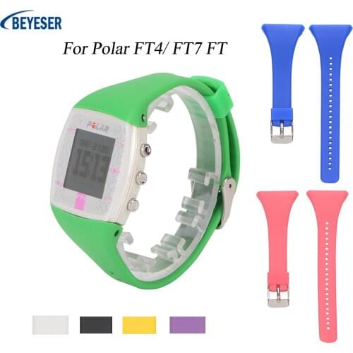 Solft Silicone Wristband Strap For Polar FT4/ FT7 FT Sports Smart Watch Replacement Watchband Bracelet Watch Strap Band