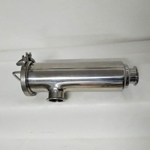 1.5" 38mm Sanitary Angle Type Tri Clamp Strainer Stainless Steel SS304 OD 50.5mm Tank Equipment Food Grade Filter