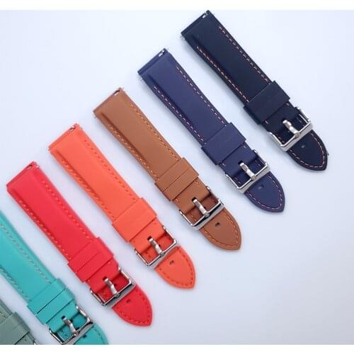 Suture Strap For Garmin Venu 2 / Venu Sq / Vivoactive 3 / 4 45mm Smart Watch Silicone Band Bracelet Replace Watchband Wristband