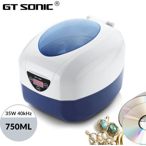 Ultrasonic Cleaner VGT-1000 750ml Digital Display Bath Jewelry Watch Glasses Circuit Board Cleaning Machine Manicure Nail Tools