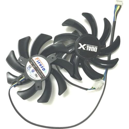 1 pair FDC10H12S9-C 85mm Sapphire HD6850 HD6970 HD7870 2G HD7950 HD7970 Graphics Cooler VGA Card cooling fan
