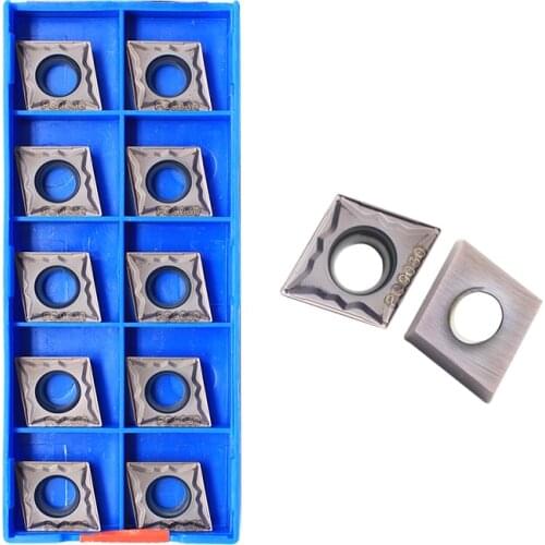 10PCS Blade 100% CCMT120404 HMP PC9030 External Turning Tools Carbide Insert High Quality Lathe Cutter Tool Turning Insert