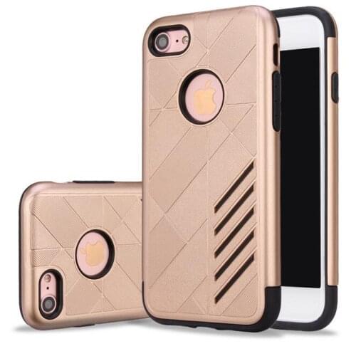 2 in 1 Armor Case PC+TPU hard shockproof case for iphone 4S 5S 5C SE I6 6S 6 PLUS 6S PLUS I7 7 PLUS 100 pcs/lot Free Shipping