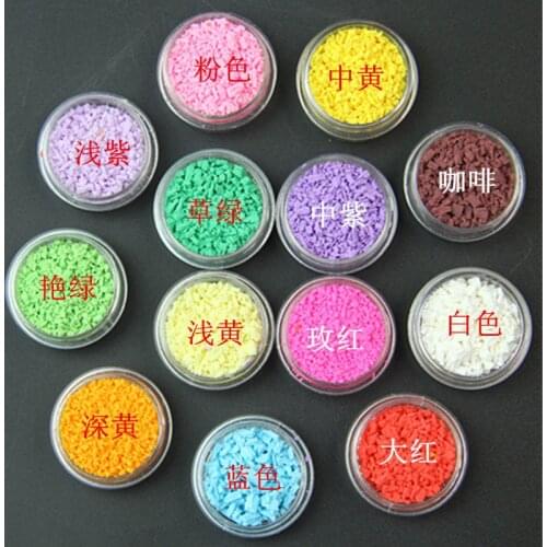 50g Simulation Coconut Chocolate Chip Polymer Clay Sprinkles for Crafts DIY Candy Fake Cake Dessert Mud Decoration Toys for Kids