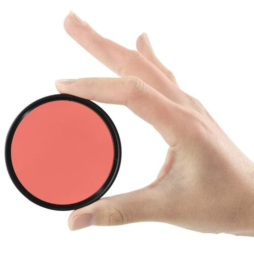 52mm Red Filter For Waterproof Phone housing Bluetooth Underwater Mobile Phone Case diy New Arrivals 1PC