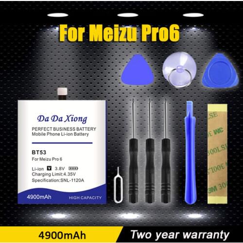 4600mAh for Meizu PRO6 BT53 Battery Smart Mobile Phone for Meizu PRO 6 BT53 PRO6s Pro 6S BT53S
