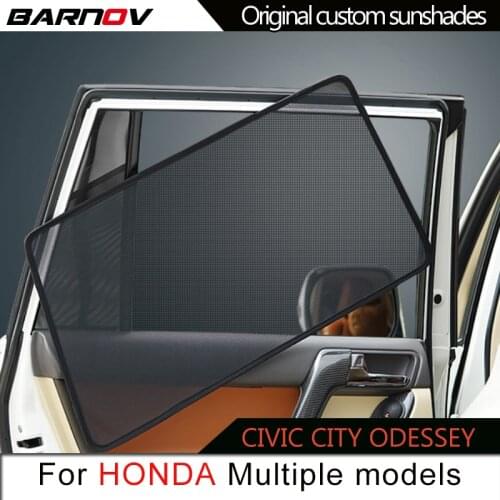 Car Special Magnetic Curtain Window SunShades Mesh Shade Blind Original Custom For Honda City Odessey Elysion Civic 8th-10th