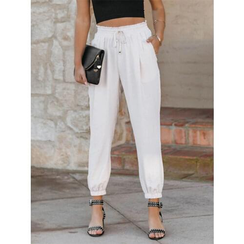 Женские летние брюки BornToGirl China At AliExpress