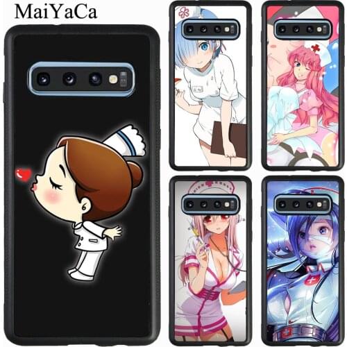 Cute Nurse Girl Case For Samsung Galaxy S20 Plus S10 S9 Note 20 Ultra A51 A71 A31 A21S A20e A40 A50 A70 M31