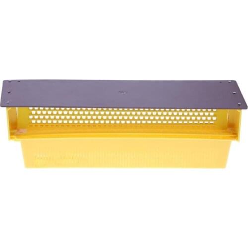 Hot Sale Beekeeping Plastic Pollen Trap Yellow with Removable Ventilated Collector Supplies Tools
