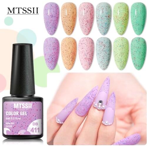 6ml Yogurt Gel Nail Polish Semi Permanent Solid Gel Polish Lamp Varnishes Soak Off Nail Art Manicure Top Coat Gellak DIY Gel