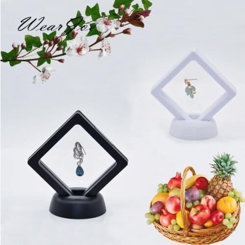 Hot Sale PET Membrane Jewelry Display Suspended Stand Holder For Ring Earring Storage & Carrying Pearl Bead Showcase Elastic Box