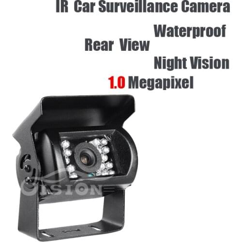 AHD Rear View Camera DC12V 1.0MP Waterproof IR Night Vision Outdoor for Vehicle Truck Lorry School Bus Reverse Backup Security