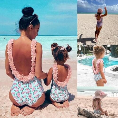 Infant Baby Girls Swimwear Sleeveless Printing Swimsuits Toddler Kids Bathing Swimsuits 1-4 Year Girls Holiday Casual Beachwear