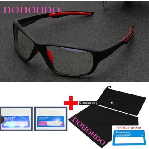 Men Fashion Blue Light Blocking Glasses Unisex Clear Lens Computer Eyeglasses Women Anti Blue Light Gaming Glasses Spectacles