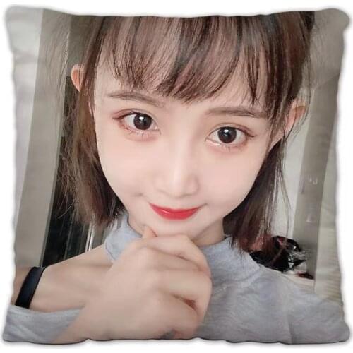 Cheng Zining Pillowcase Pretty Scholar Yu Lexuan Same Paragraph Star Photo Poster Cushion Cover Souvenir Pillows Decor Home