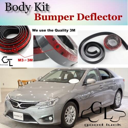 For TOYOTA Reiz Mark X MarkX Bumper Lip Lips / Car Lip Shop Front Spoiler For Car Tuning / TOPGEAR Body Kit + Strip Skirt