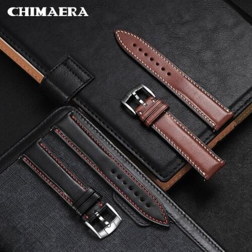 CHIMEARA 18mm 20mm Watch Band Genuine Lizard Leather Watch Strap Watch Accessories With Quick Release Spring Bar