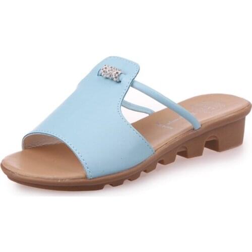 Summer Comfy Sandals Elastic Candy colors Sandals Casual Beach Shoes For Woman Classics Non-slip Lightweight Sandal Woman Large