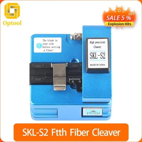 Blue SKL-S2 fiber cleaver knives fiber optic cable pigtail bare fiber cutting fiber knives fiber cutting machine