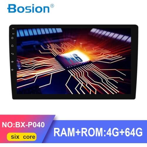 PX6 4G+64G 9 inch 1 DIN universal Android 10.0 Car Audio GPS Radio Video Player Stereo Auto BT Head unit with wifi usb sd SWC