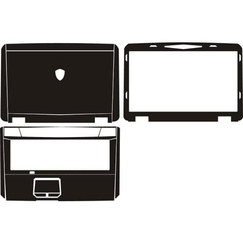 Carbon fiber Vinyl Laptop Sticker Skin Decals Cover Protector for MSI Z70 17.3"