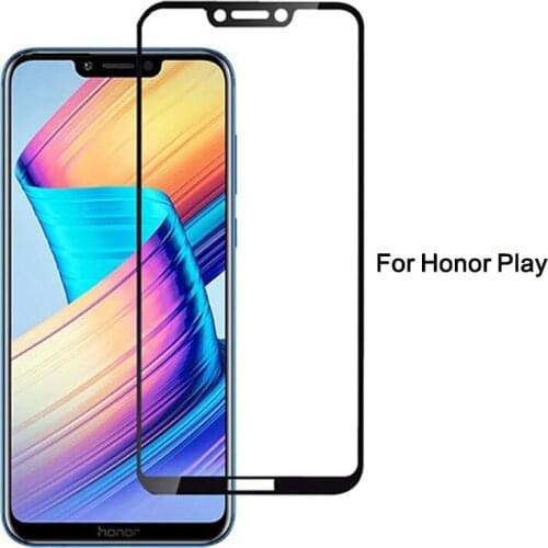 Protective Glass for Huawei Honor Play 6.3 Inch Screen Protector Tempered Glass Full Cover Protection Film on Honor Play 9H Film