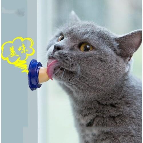 Healthy Cat Snacks Catnip Sugar Candy Licking Nutrition Gel Energy Ball Toy for Cats Kittens Increase Drinking Water Help Tool